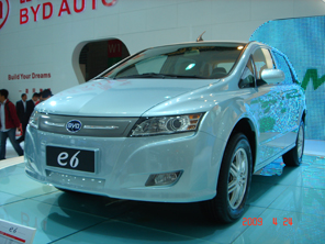BYD e6 pure electric vehicle