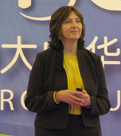 Pam gave keynote speech on QAD Chinese user conference